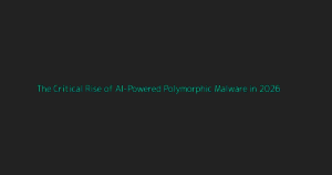 Deep Dive: The Critical Rise of AI-Powered Polymorphic Malware in 2026