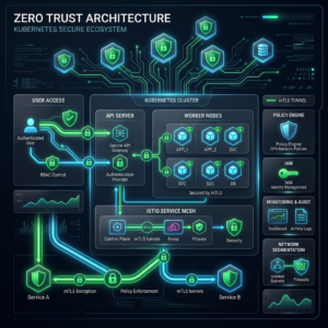 Kubernetes Zero Trust security dashboard